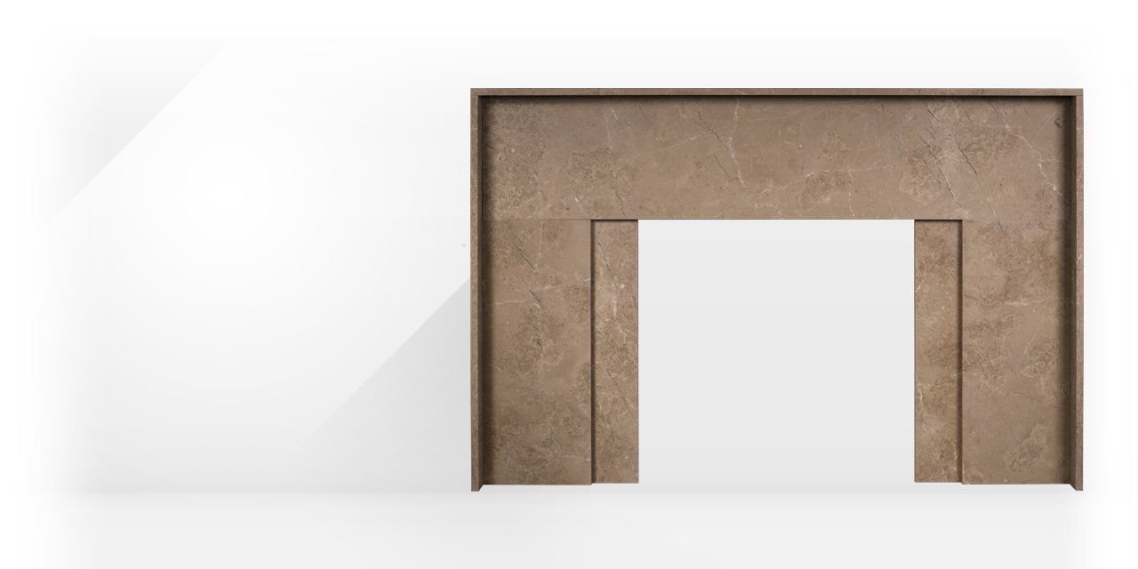 Maison & Maison, designers de cheminées en marbre, vous propose de personnaliser le modèle Capsule37. 
