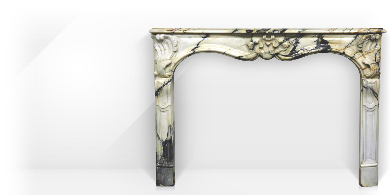Maison & Maison, designers de cheminées en marbre, vous propose de personnaliser le modèle Arcadie. Choiseul est une belle cheminée sur mesure de style Louis XV réalisée en marbre. Cette cheminée est la reproduction d'une cheminée ancienne d'époque Louis 
