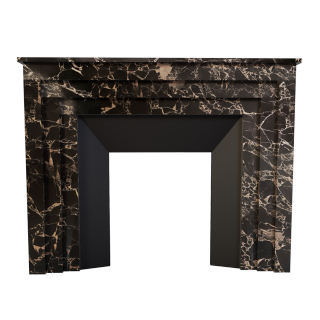 Maison & Maison, designers de cheminées en marbre, vous propose de personnaliser le modèle Metropolis. 
Metropolis est une cheminée Art Deco sur mesure en marbre.