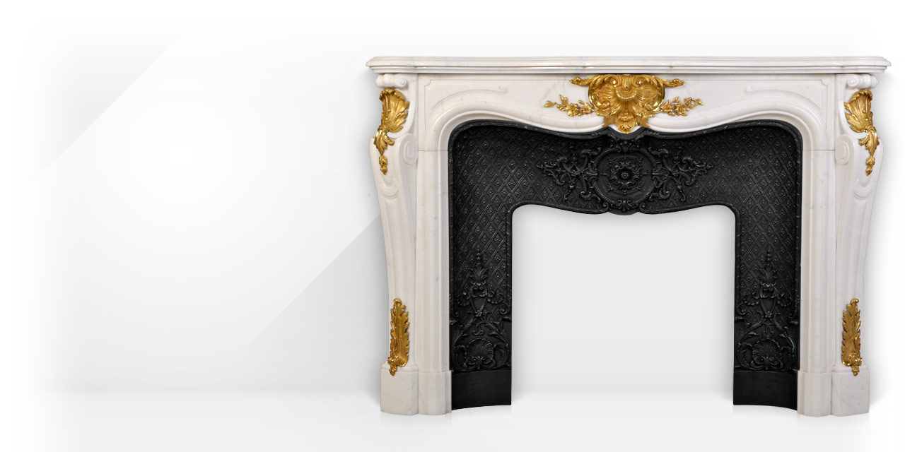 Maison & Maison, designers de cheminées en marbre, vous propose de personnaliser le modèle Païva. Païva est une superbe cheminée en marbre sculpté sur mesure de style Louis XV. Ses ornements de bronze doré en font un modèle exceptionnel