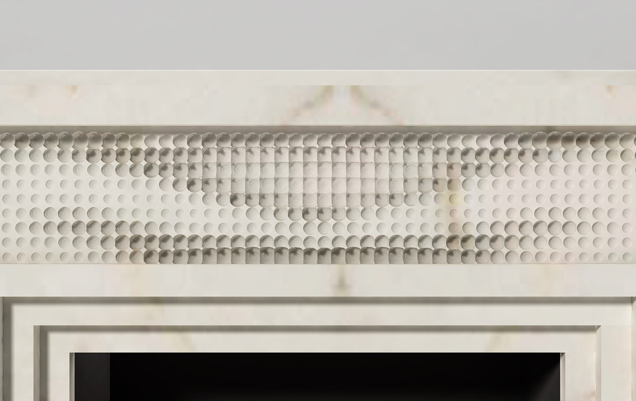 Maison & Maison, designer et créateur de modèles exclusifs de cheminées en marbre,   présente un nouveau modèle futuriste sur mesure : Soundwave