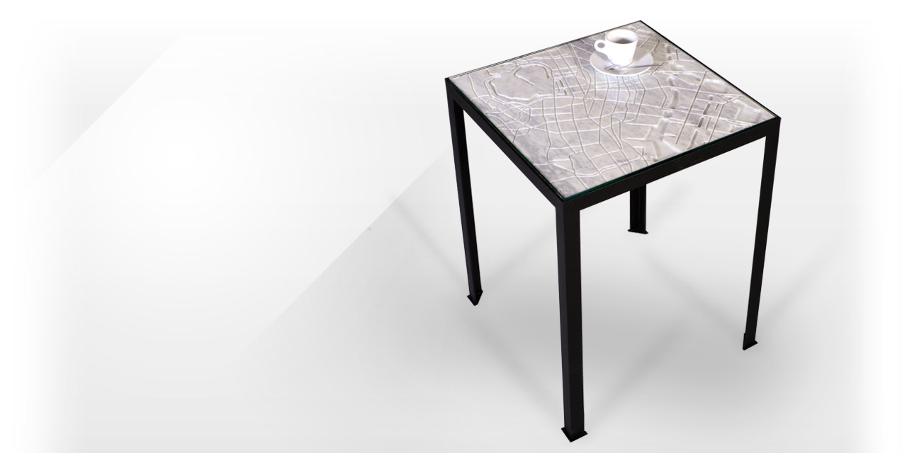 Maison & Maison, designer et créateur en marbre,  présente sa collection CITY de table basse et d'appoint en marbre sur les grandes villes du monde : Tokyo